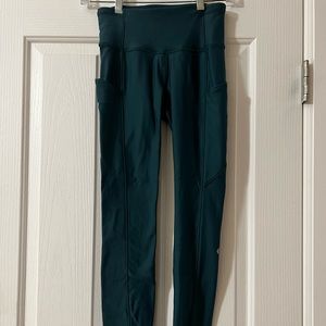 Lululemon Fast and Free High Rise Fleece Lining Leggings 28” size 4